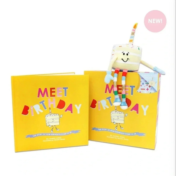 Meet Birthday- Book and Plush. New in Box - Picture 5 of 6